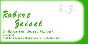 robert zeisel business card